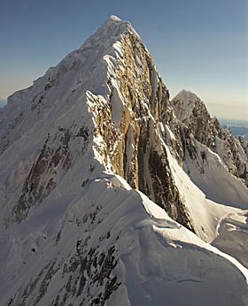 Mount Huntington aerial view