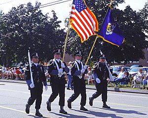 WellsMainePoliceDeptColorGuard