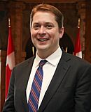 Andrew Scheer portrait style