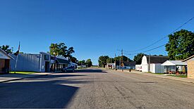 Looking north along S. Sterling Street