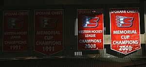 Banner drop memorial cup