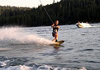 Basslake wakeboarding