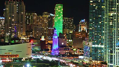 Biscayne Boulevard night 20101202