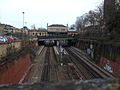 Denmark Hill stn high eastbound