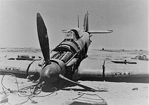 Destroyed British plane