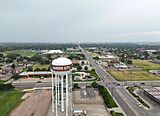 Garden City, Kansas aerial view