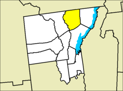 Location of Horicon in Warren County