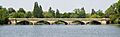 London Serpentine Bridge from East