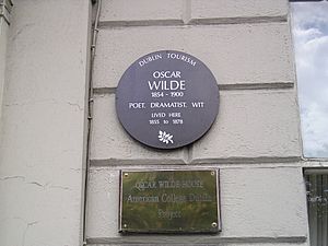 Oscar wilde house targhe