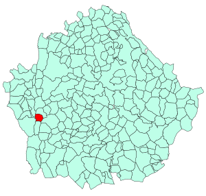 Location of Puebla de Almenara