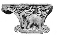 Sarnath capital with elephant