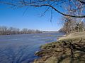 Wabash River Fairbanks Park upstream