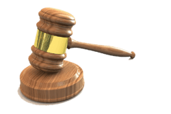 3D png Judges Gavel