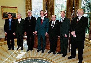 Bush6NobelLaureates