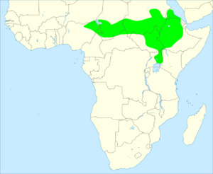 Clapperton's spurfowl distribution map.svg