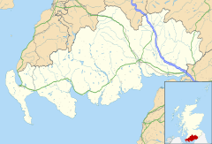 Eastriggs is located in Dumfries and Galloway