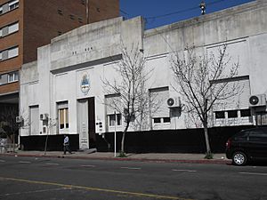 Fachada del edificio histórico