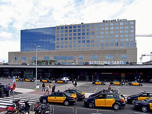 Fachada estación de Sants