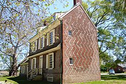 Hancock House in the Hancock's Bridge section of the township