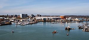 Itchen wharves