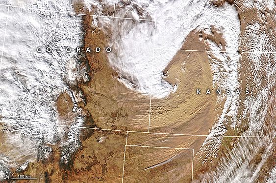 Kansas dust storm