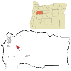 Location in Oregon