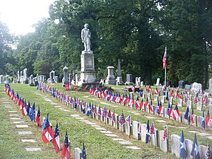 LoudonParkCem.ConfedMemDay.2012.flags.20120602