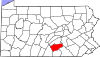 State map highlighting Cumberland County