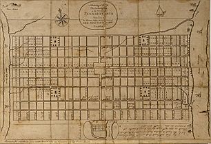 Map of Phila-William-Penn