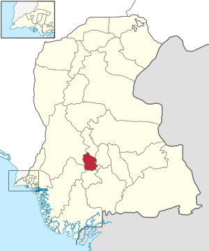 Location of Hyderabad Taluka (rural)