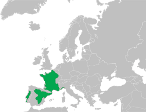 Pelodytes punctatus range Map.png