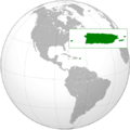 Puerto Rico (orthographic projection)