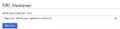 Screenshot URL shortener