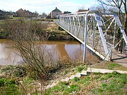 Tanzie Well and footbridge, Irvine