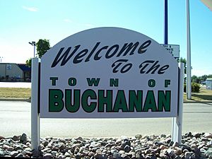 TownOfBuchananSign