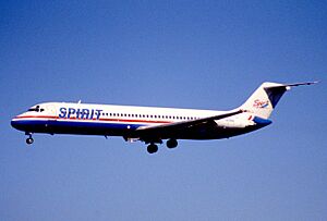 11ef - Spirit Airlines DC-9-41; N131NK@FLL;30.01.1998 (5198215122)