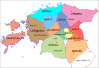 Ancient Estonian counties