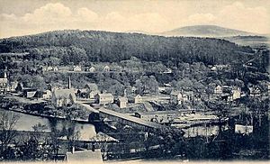 Bird's-eye View of Bath, NH