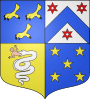 Blason ville fr Dardenac (Gironde)