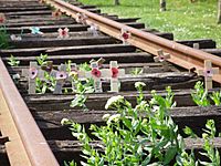 Burma Railway Memorial at National Memorial Arboretum.JPG