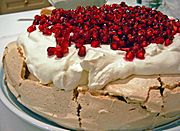 Christmas pavlova