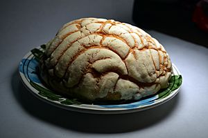 Concha (pan dulce mexicano) 02