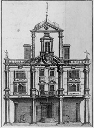 Dorset Garden theatre 1673