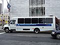 GSU Panther Express bus in front of Alumni Hall, GSU