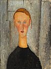 Girl with Blue Eyes by Amedeo Modigliani, 1918