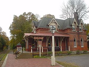 Railway station, built 1882