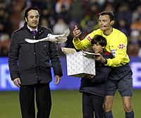 Homenaje a Miguel Delibes en el Real Valladolid-Real Madrid