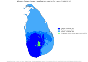 Koppen-Geiger Map LKA present