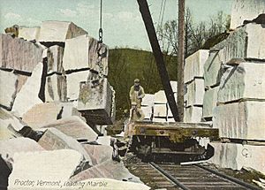 Loading Marble, Proctor, VT