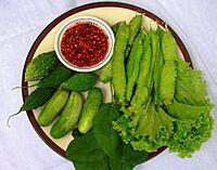 Nam phrik pla salat ponน้ำพริกปลาสลาดป่น5323